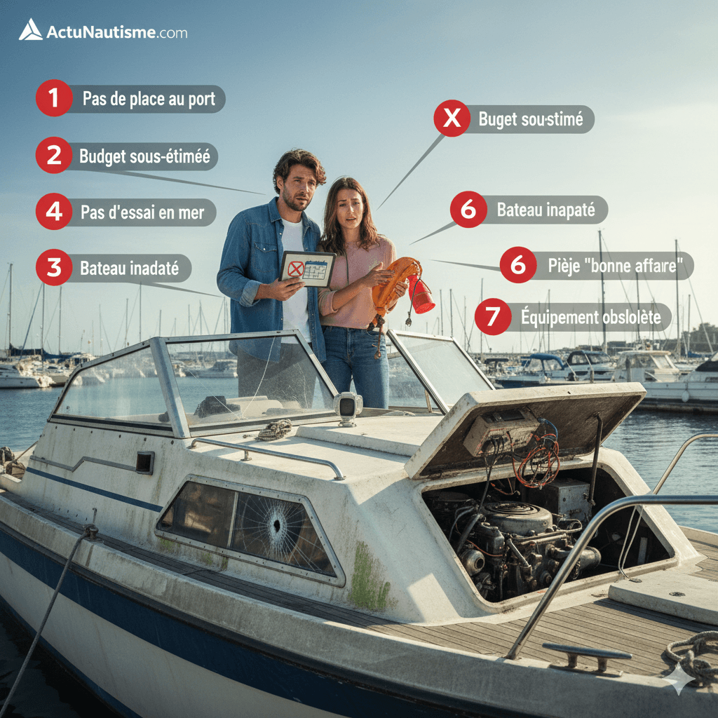 Achat d'un premier bateau : les erreurs cruciales à éviter pour ne pas couler votre budget