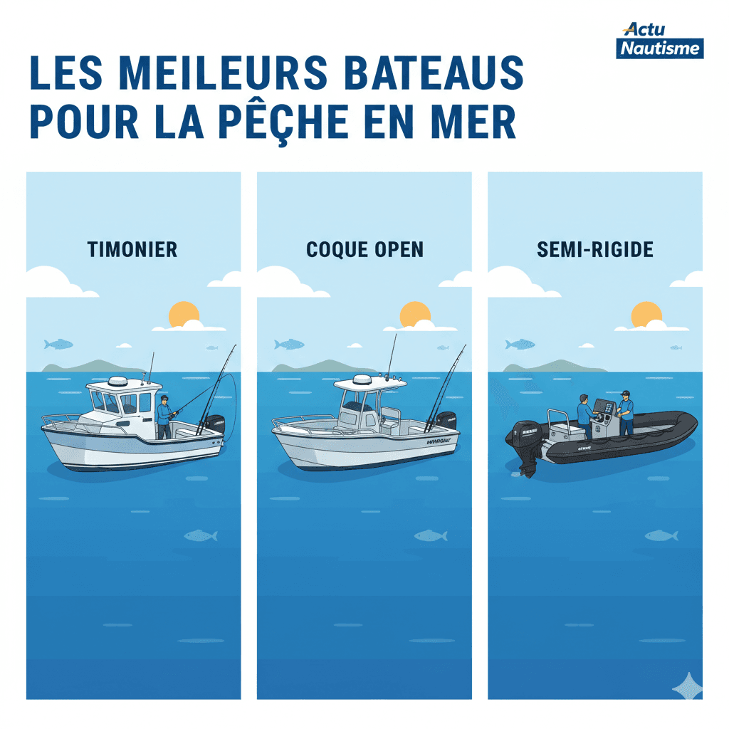Les meilleurs bateaux pour la pêche en mer : Le guide expert 2026
