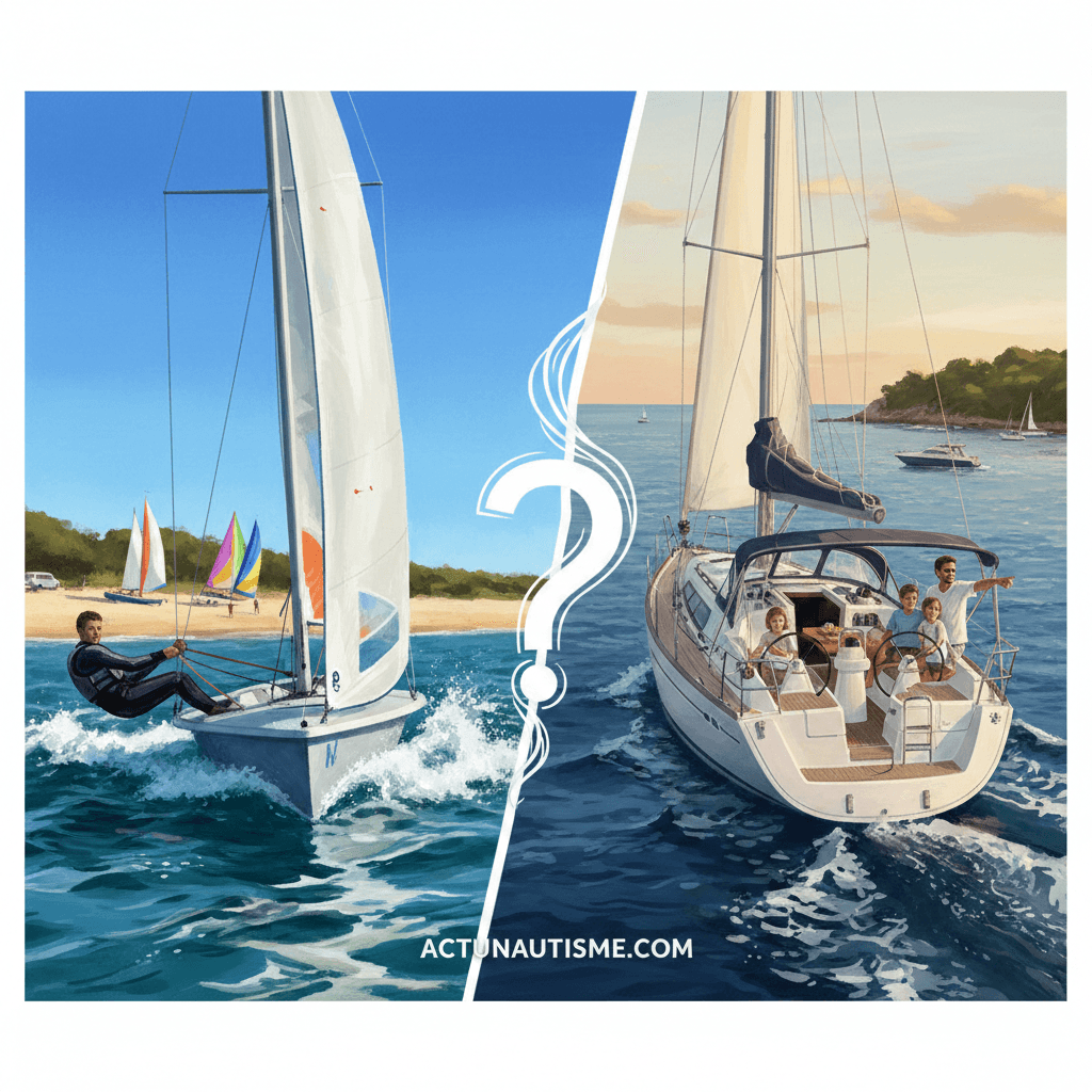 Voile habitable ou dériveur : Que choisir ?