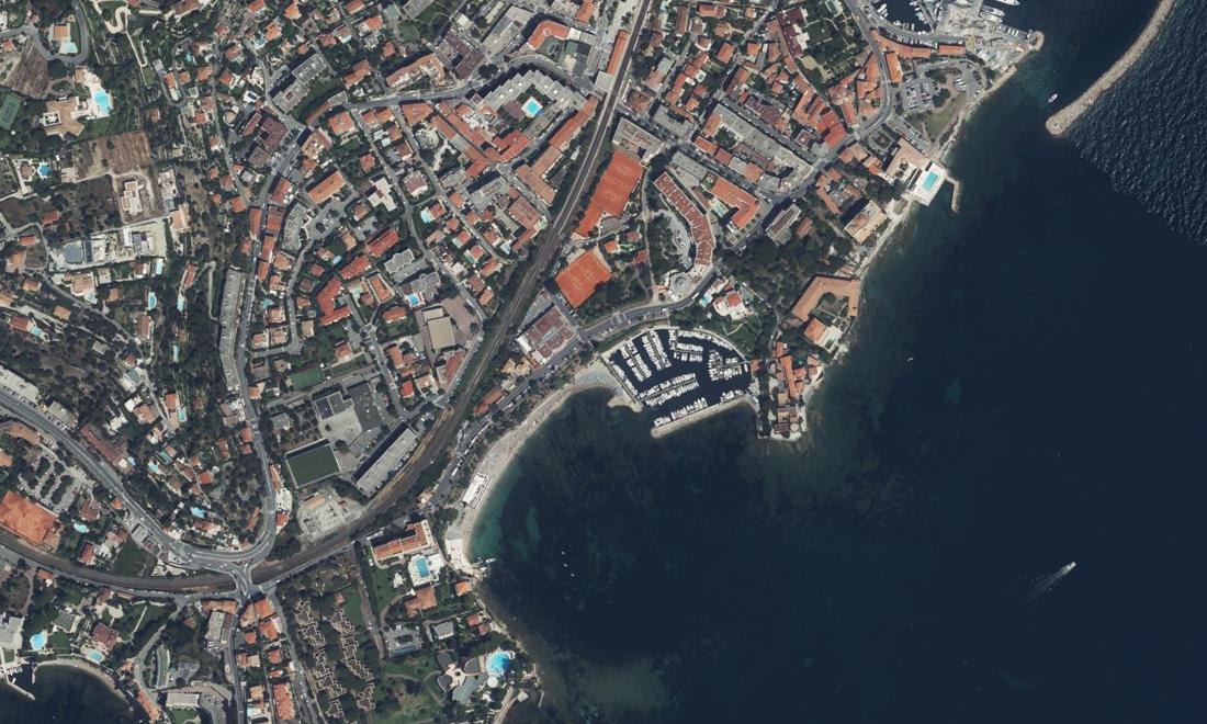 Vue aérienne — Port de Beaulieu Fourmis