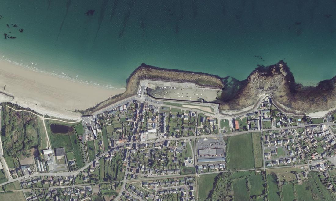 Vue aérienne — Port du Becquet