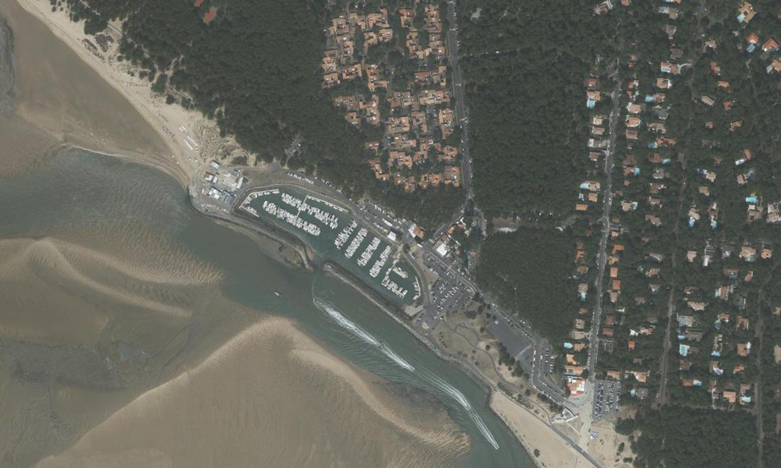 Vue aérienne — Port de Bonne-Anse