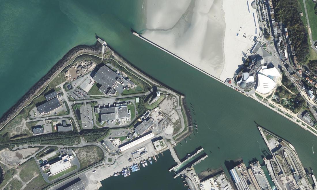 Vue aérienne — Port de Boulogne sur Mer