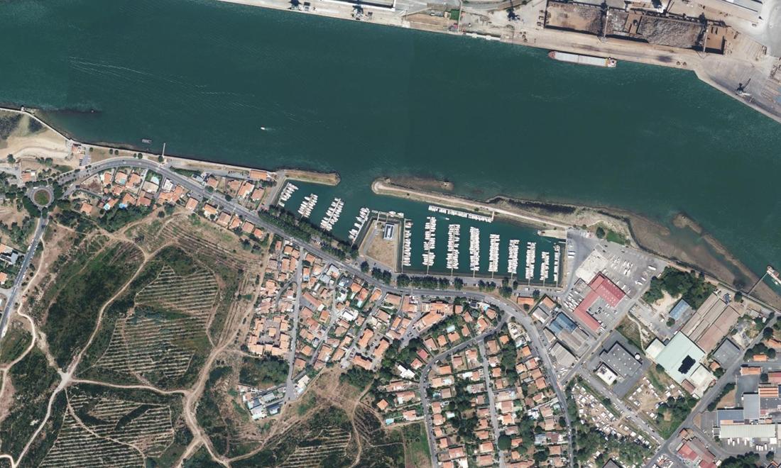 Vue aérienne — Port du Brise Lame