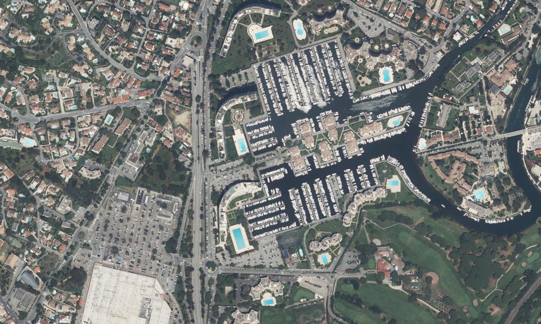 Vue aérienne — Cannes Marina