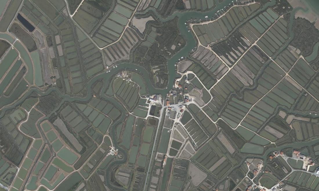 Vue aérienne — Chenal d'Orivol