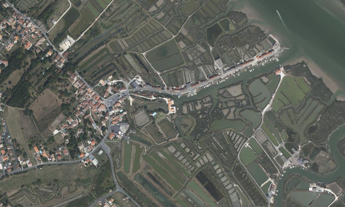 Vue aérienne — Chenal de Chatressac