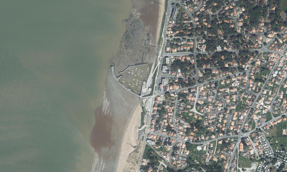 Vue aérienne — Port de Comberge
