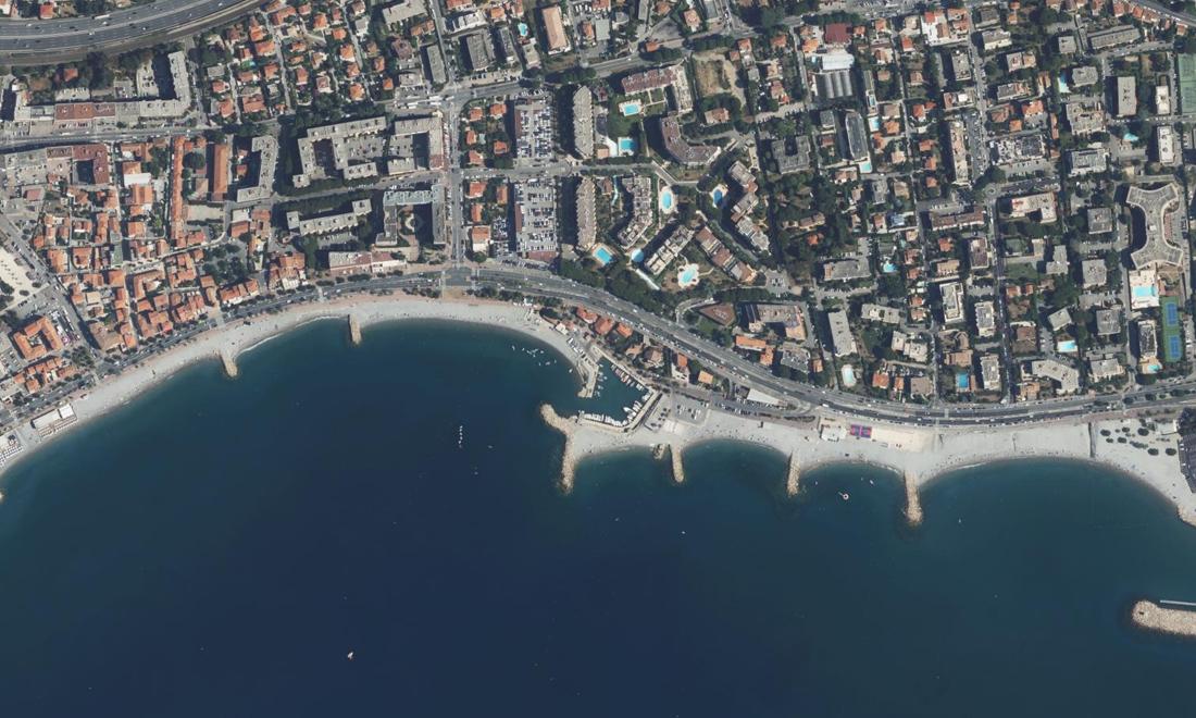 Vue aérienne — Port du Cros de Cagnes
