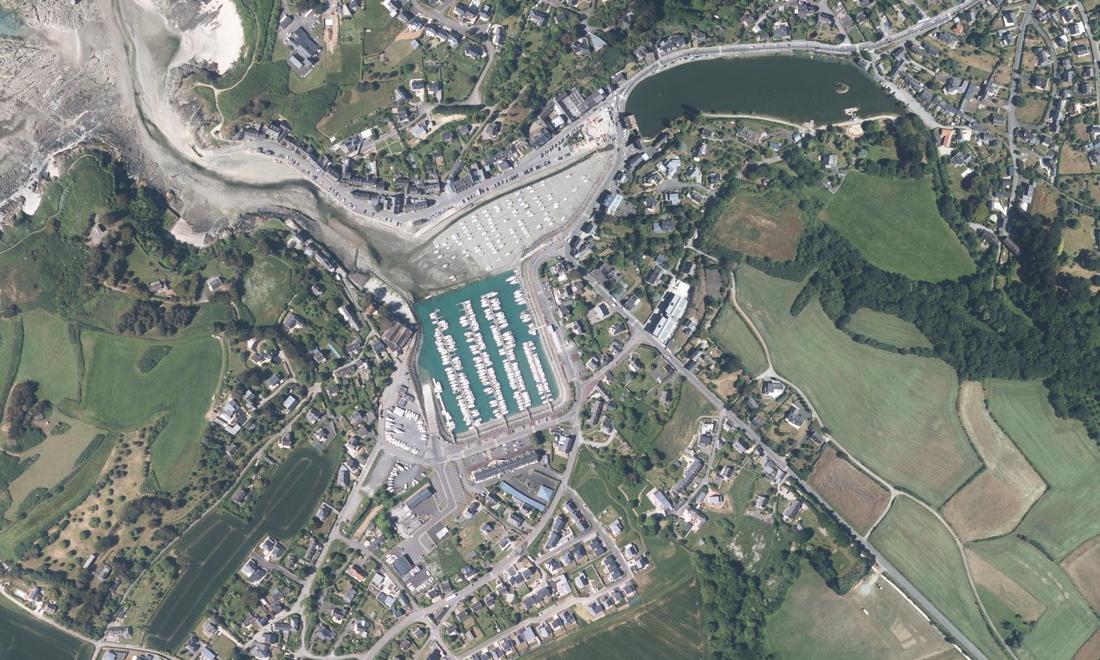 Vue aérienne — Port de Dahouët