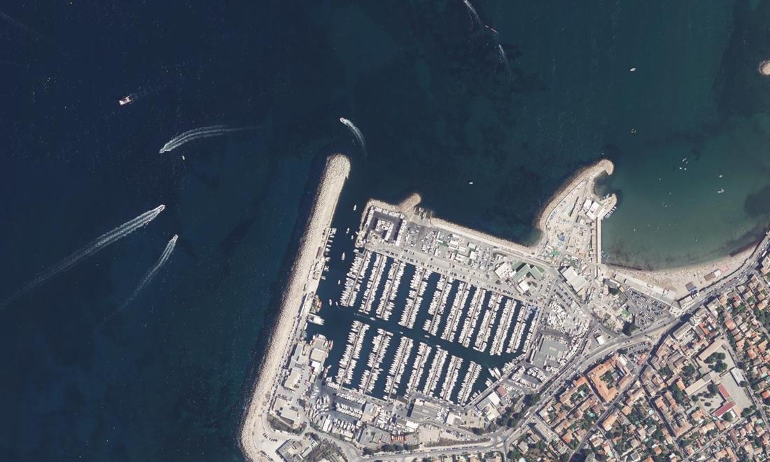 Vue aérienne — Diax Port à sec