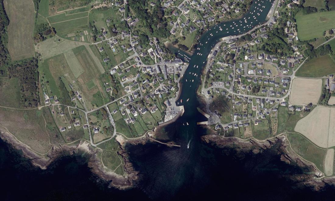 Vue aérienne — Port de Doëlan