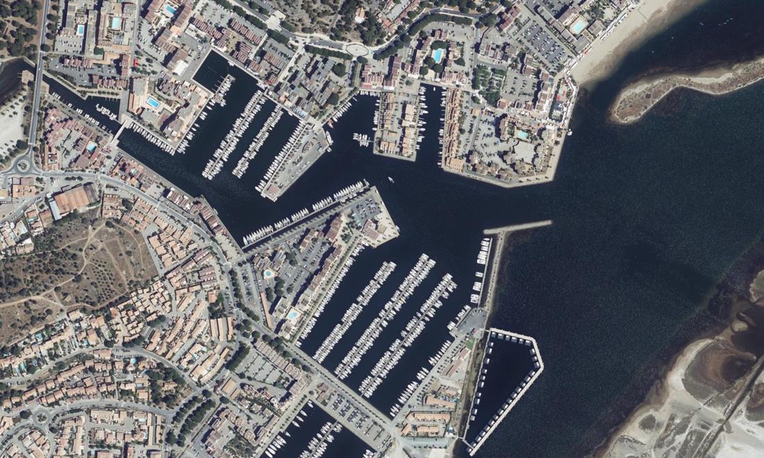 Vue aérienne — Port de Gruissan