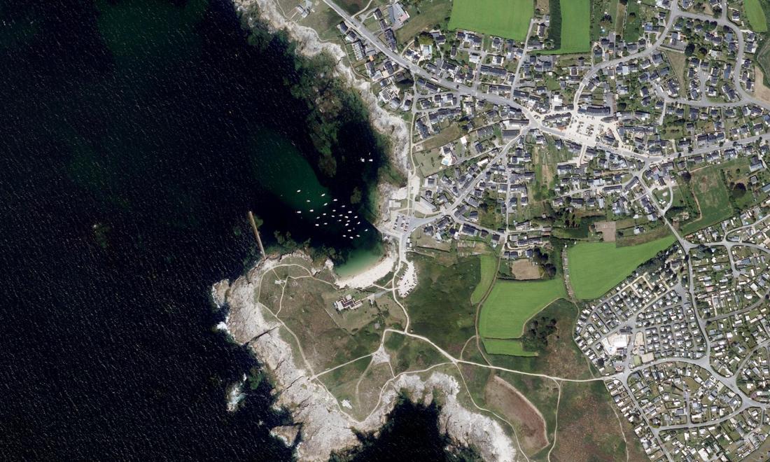 Vue aérienne — Port de Kerroc'h