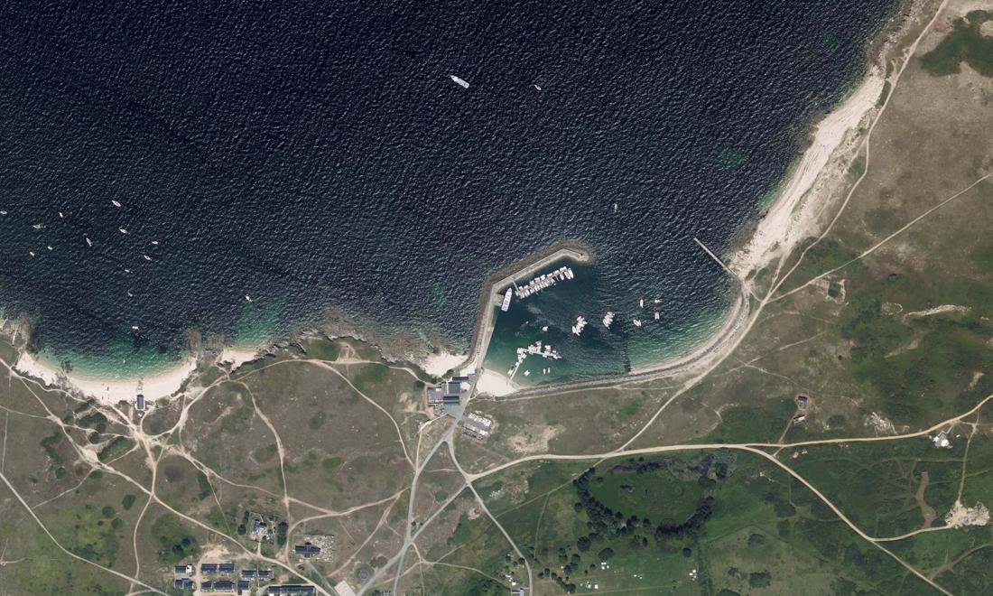 Vue aérienne — Port de l'Argol