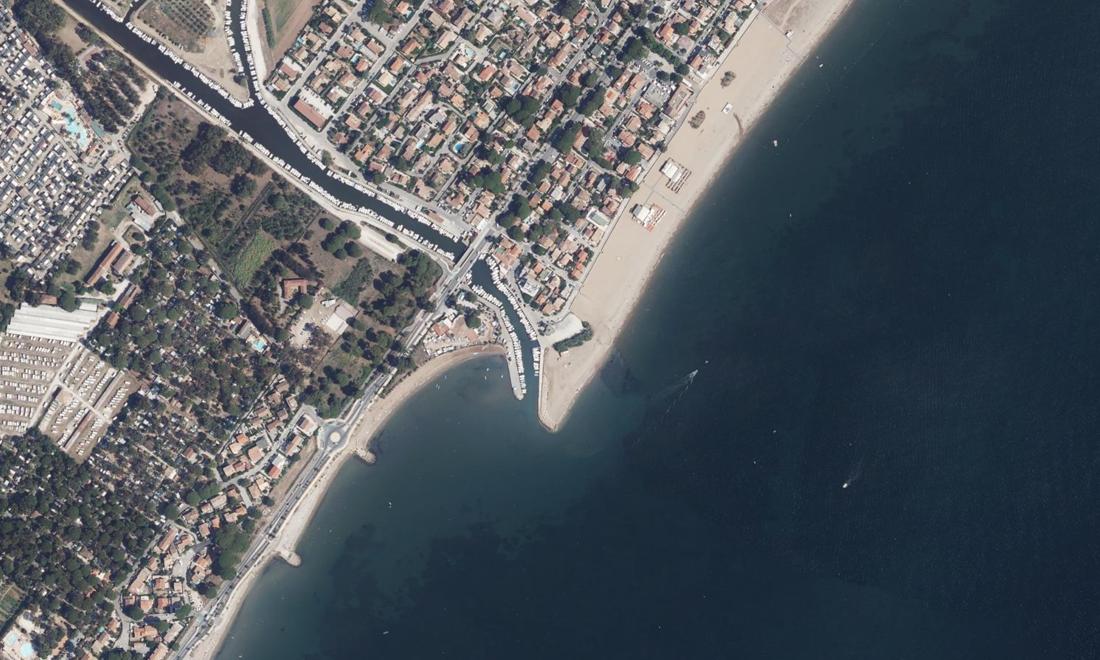 Vue aérienne — Port de l'Ayguade