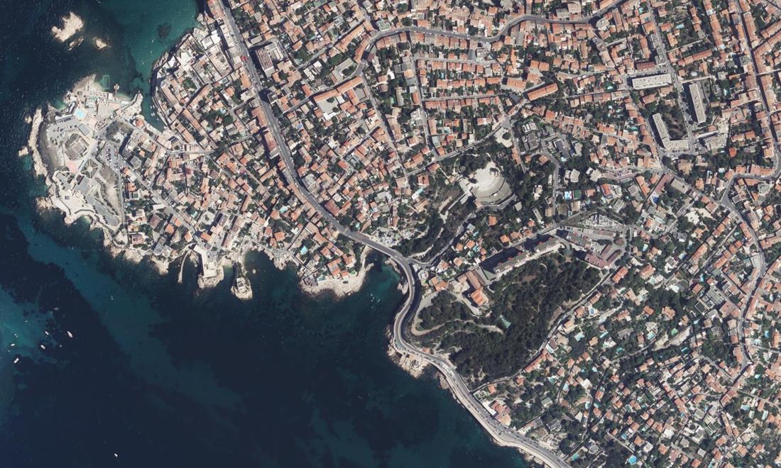 Vue aérienne — Port de la Fausse Monnaie
