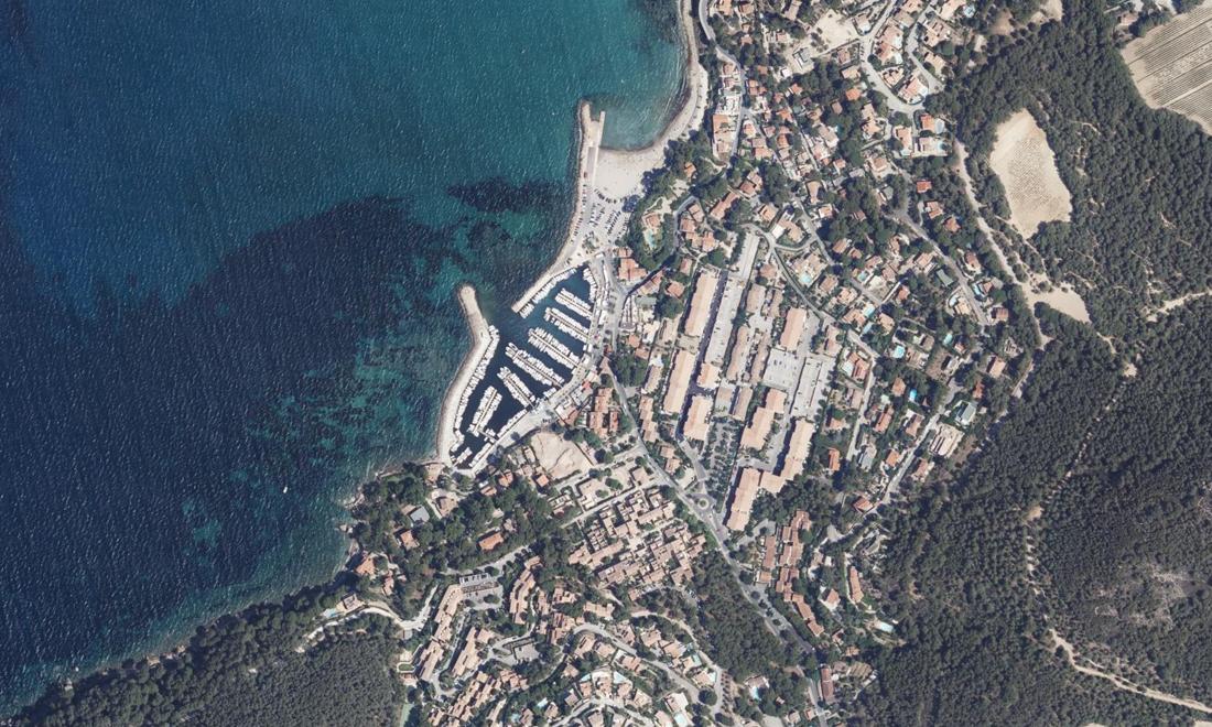Vue aérienne — Port de la Madrague