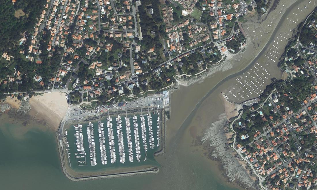 Vue aérienne — Port de la Noëveillard