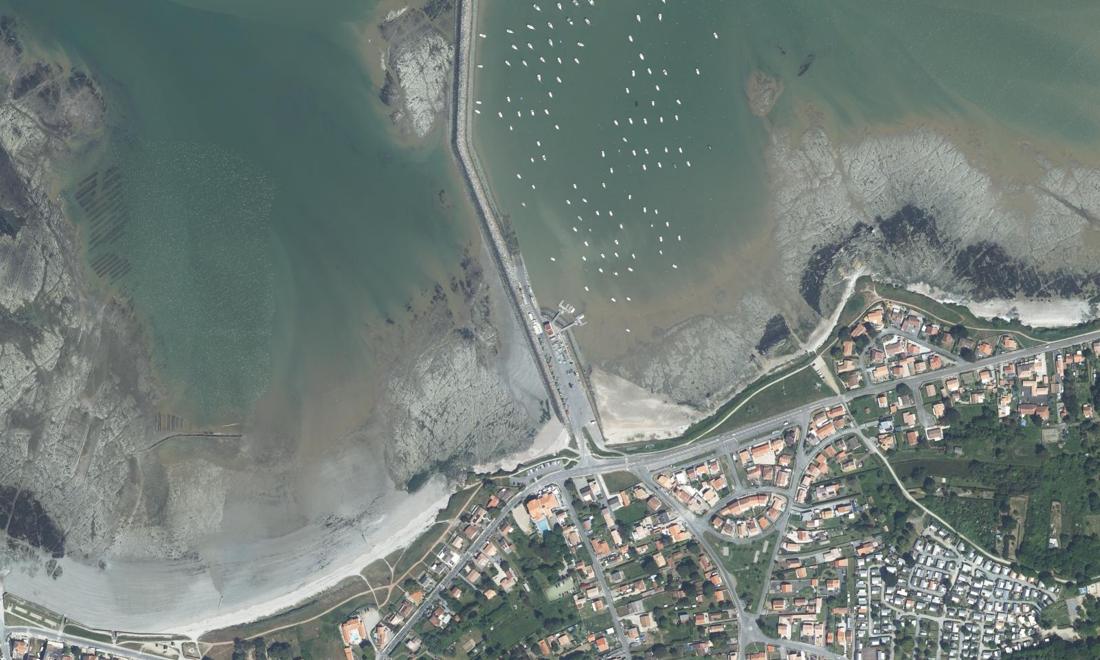 Vue aérienne — Port de la Plaine-sur-Mer