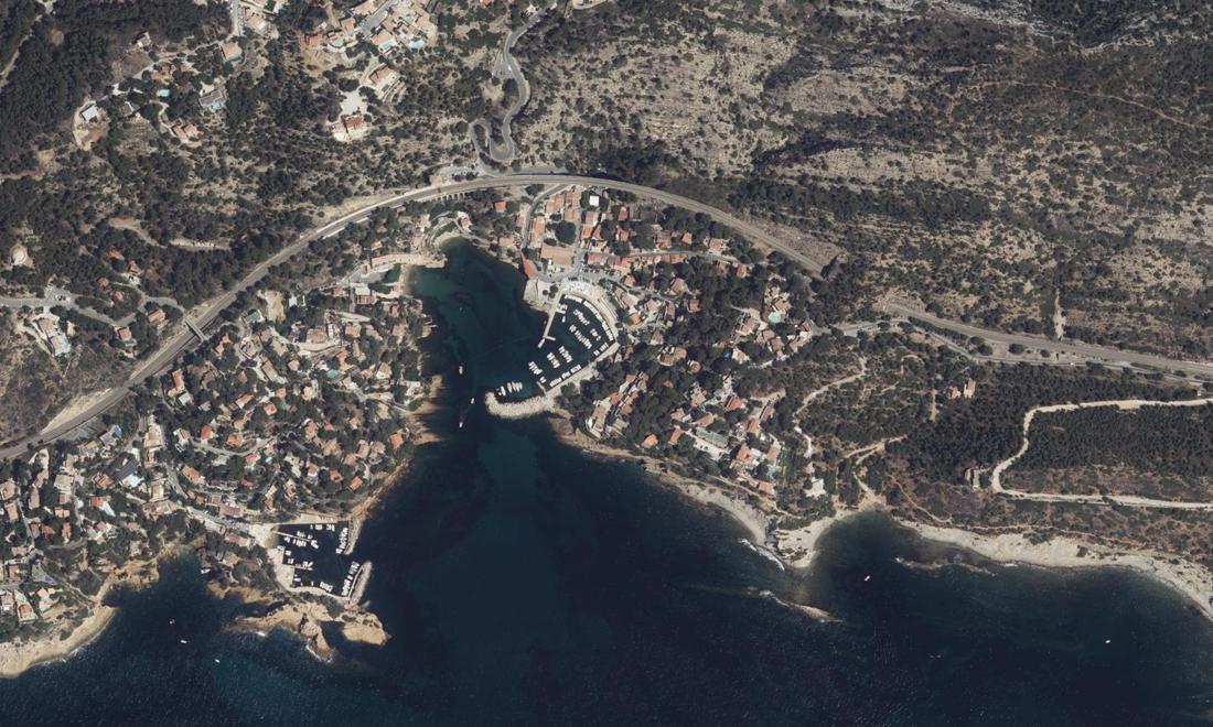 Vue aérienne — Port de la Redonne