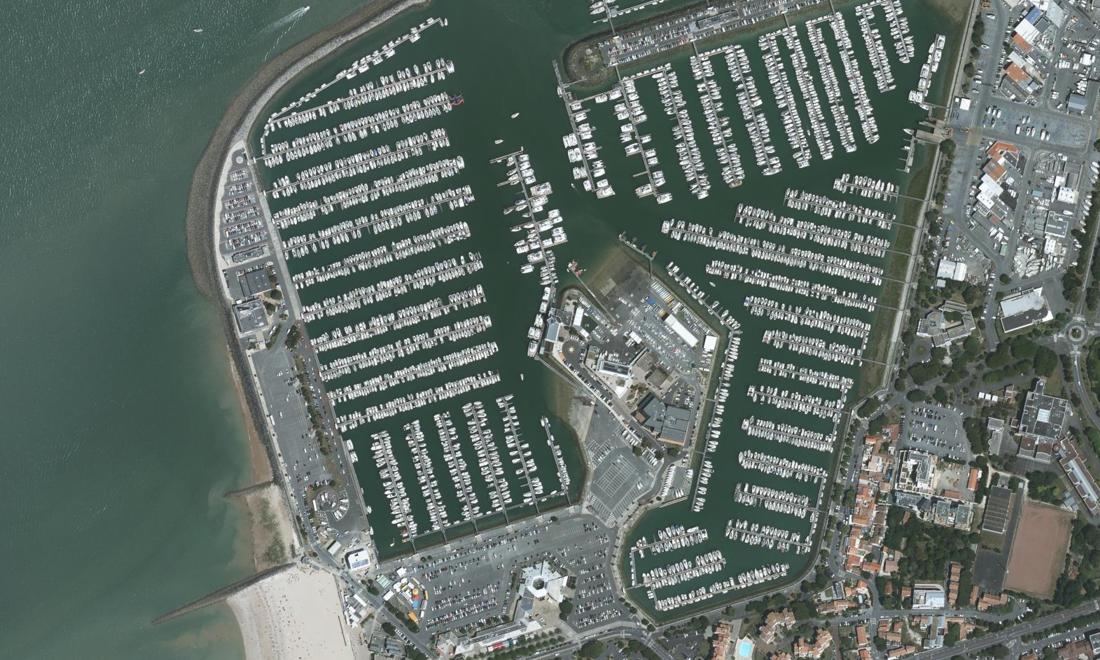 Vue aérienne — Port de la Rochelle