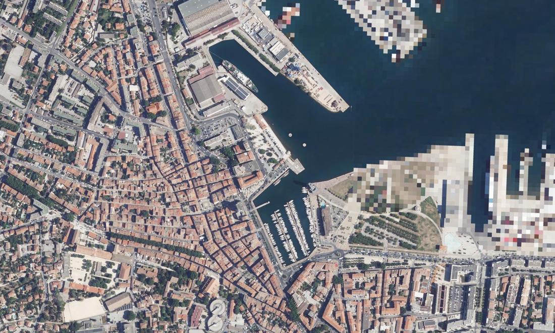 Vue aérienne — Port de la Seyne sur Mer
