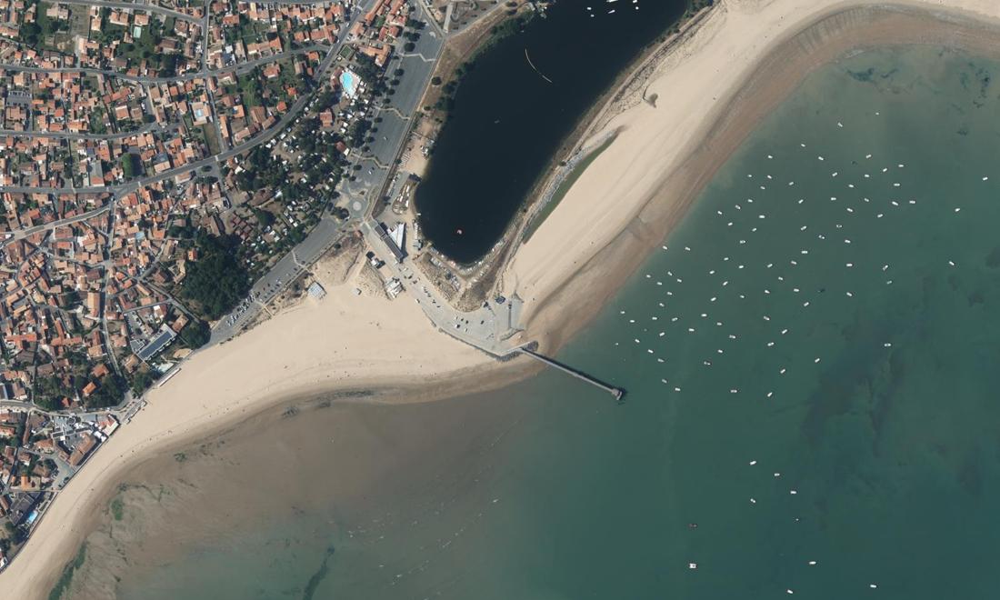Vue aérienne — Port de La Tranche