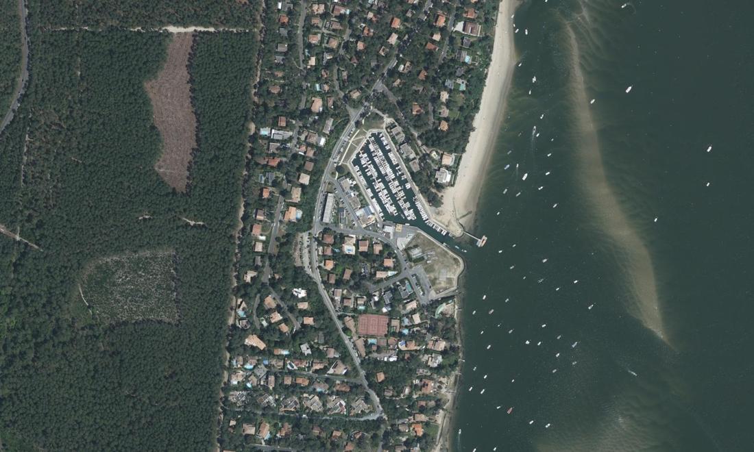 Vue aérienne — Port de la Vigne
