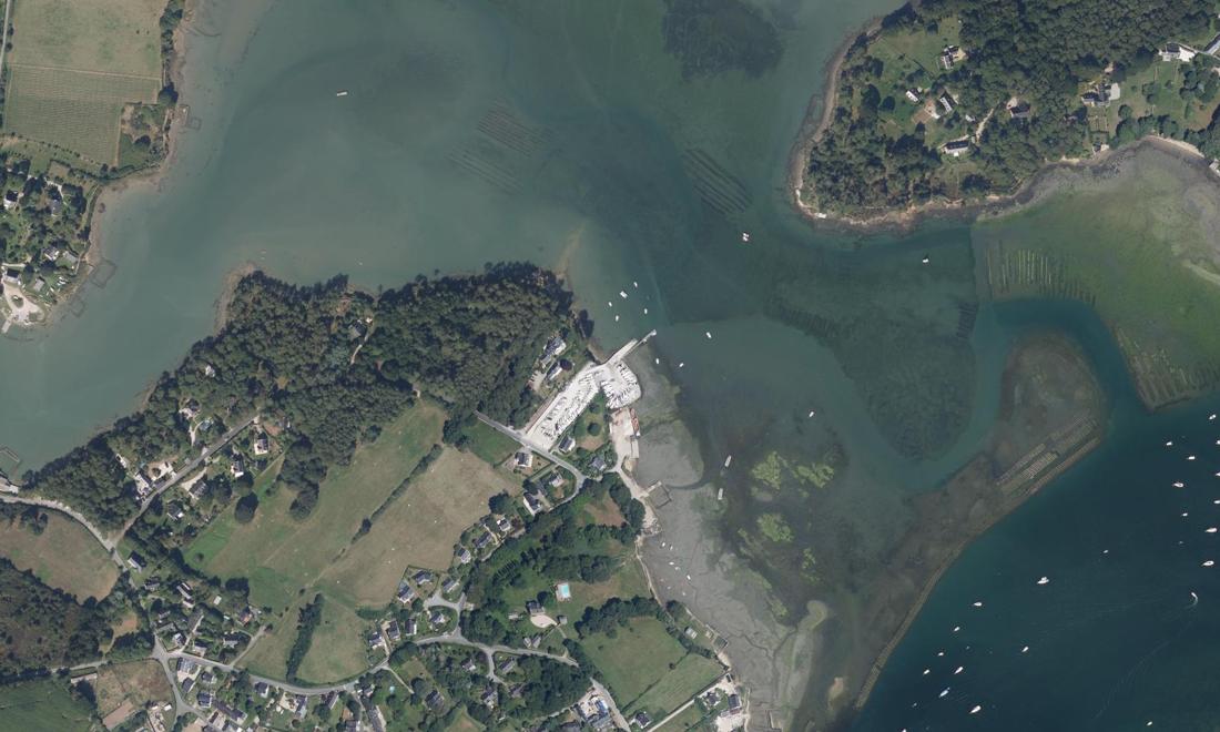 Vue aérienne — Les Terre-Pleins de Porh Er Bleye