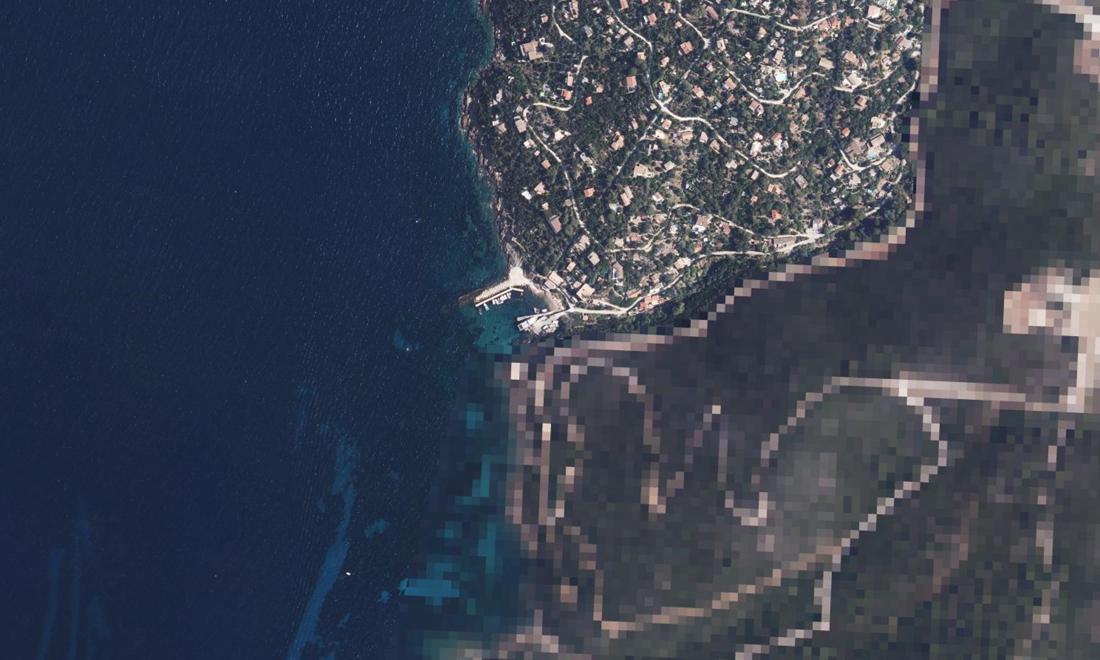 Vue aérienne — Port Du Levant