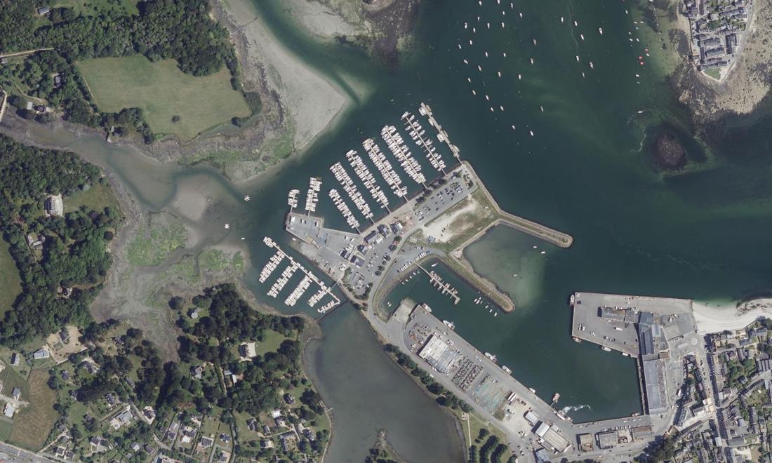 Vue aérienne — Port de Loctudy
