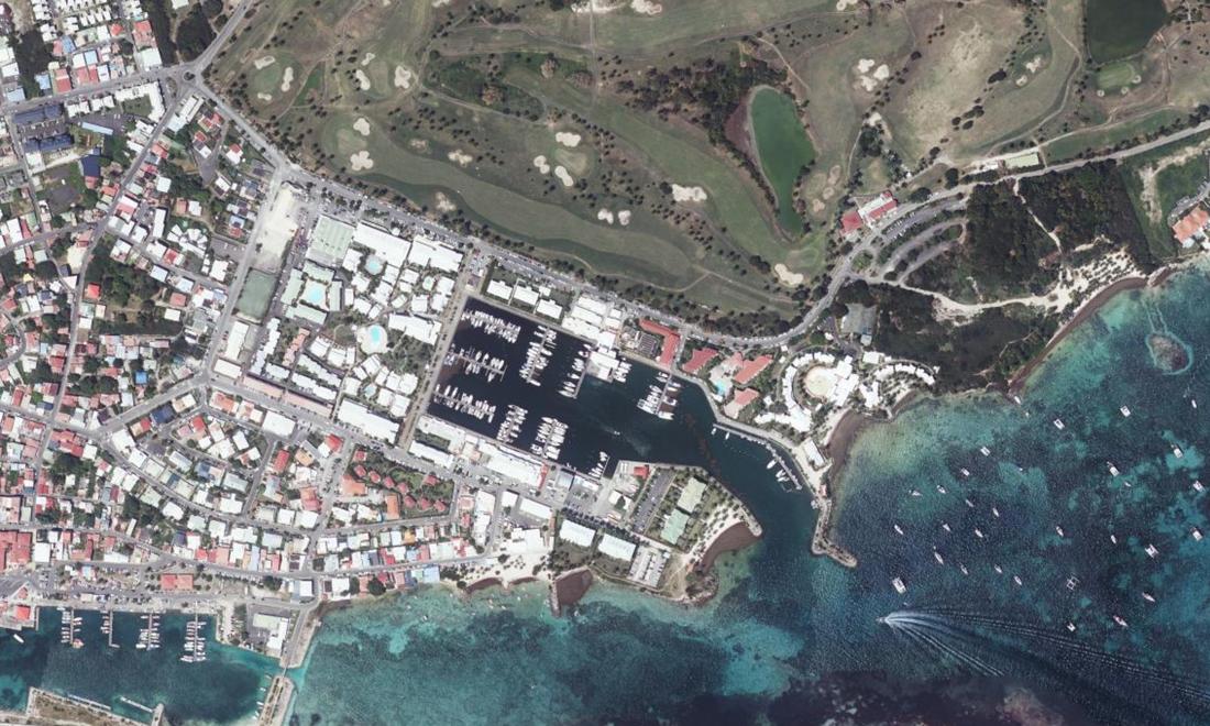 Vue aérienne — Marina de Saint François