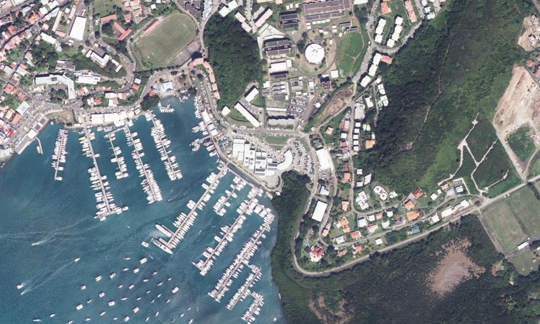 Vue aérienne — Marina du Marin