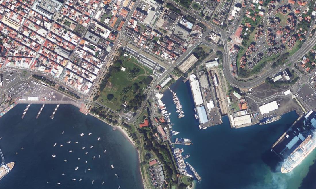Vue aérienne — Martinique Yacht Club