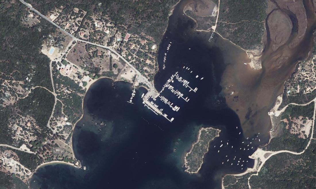 Vue aérienne — Port de Pianottoli Caldarello