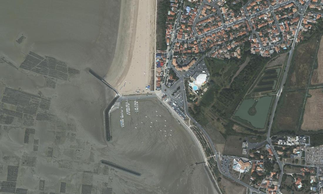 Vue aérienne — Port de Plaisance de Châtelaillon Plage