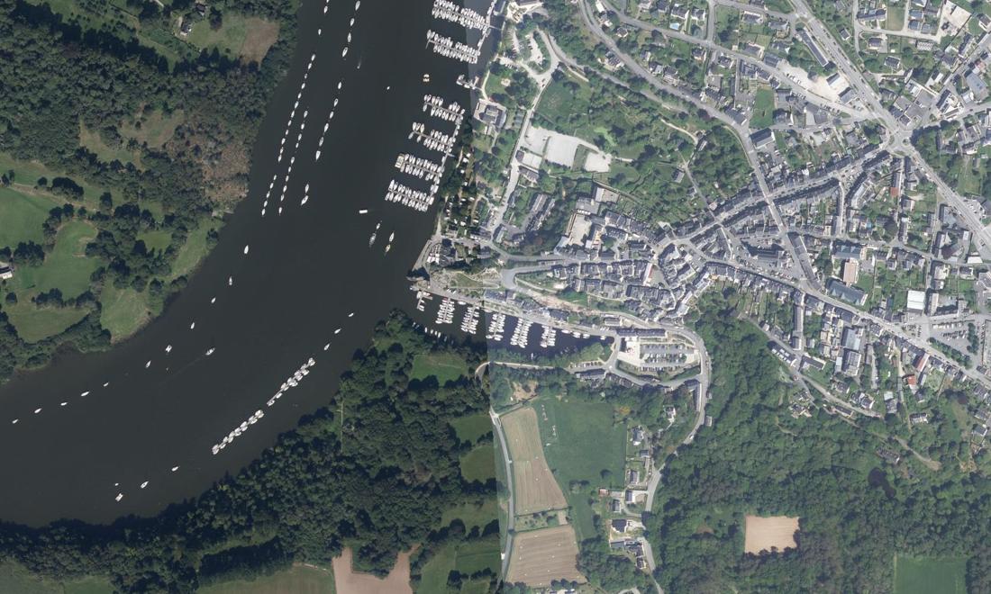 Vue aérienne — Port de plaisance de La Roche Bernard
