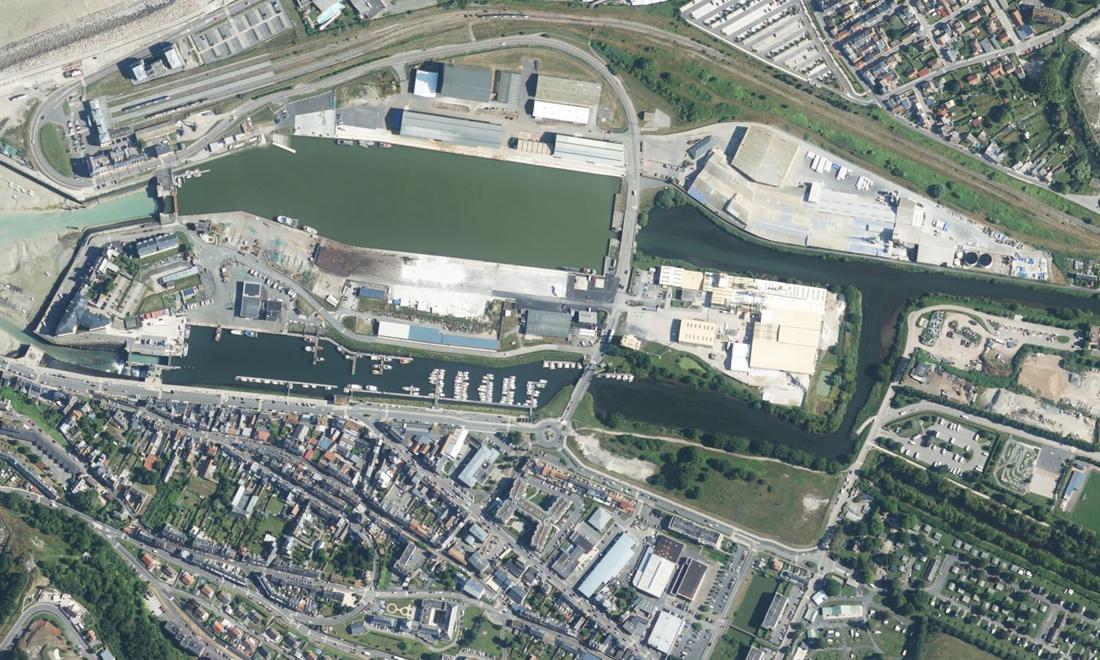 Vue aérienne — Port à sec ITIAG