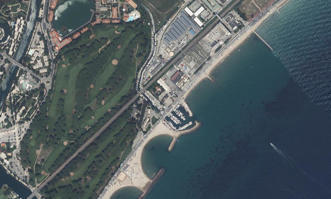 Vue aérienne — Port Abri du Beal