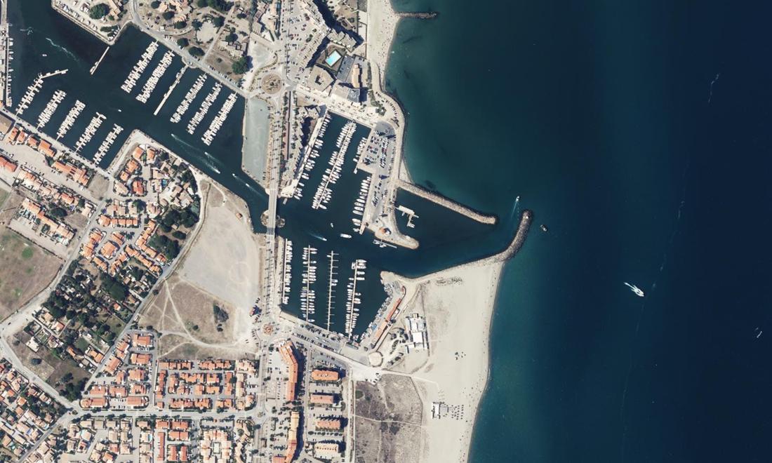 Vue aérienne — Port-Barcarès