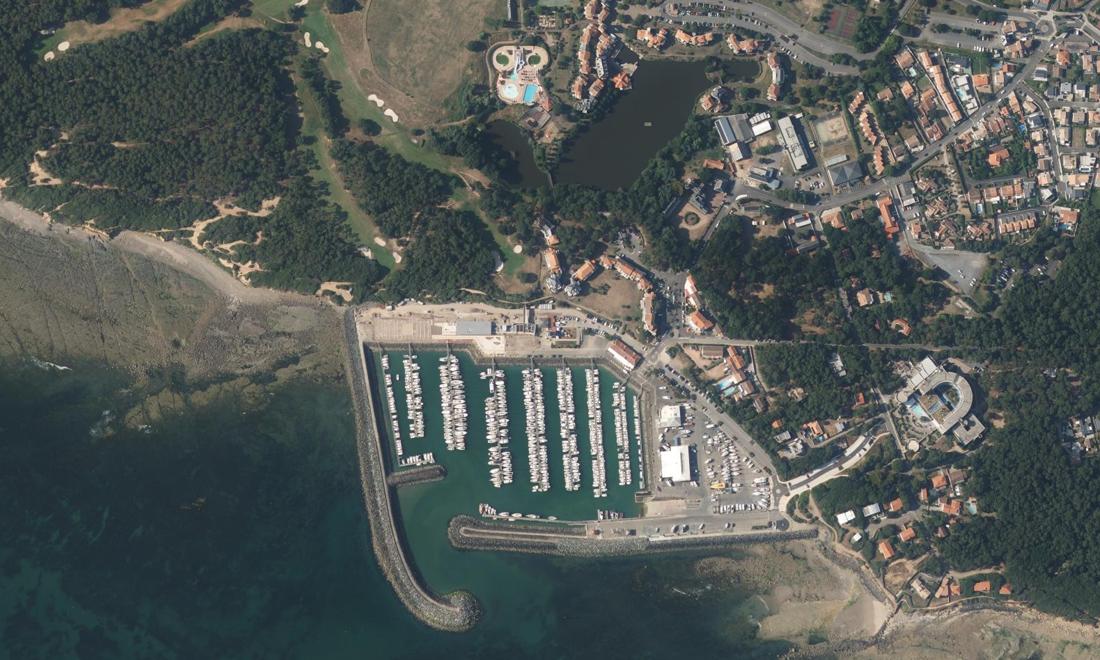 Vue aérienne — Port Bourgenay