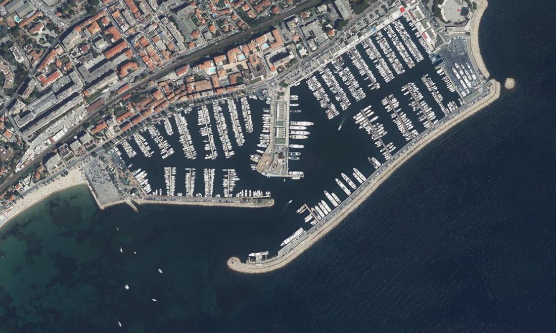 Vue aérienne — Port Camille Rayon
