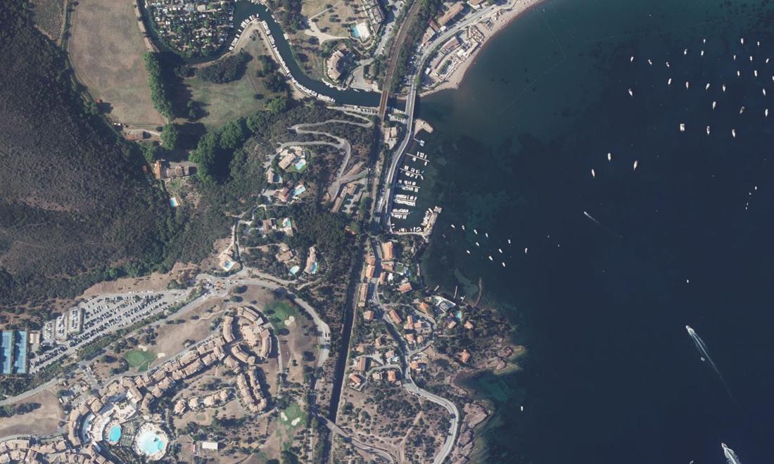 Vue aérienne — Port d'Agay