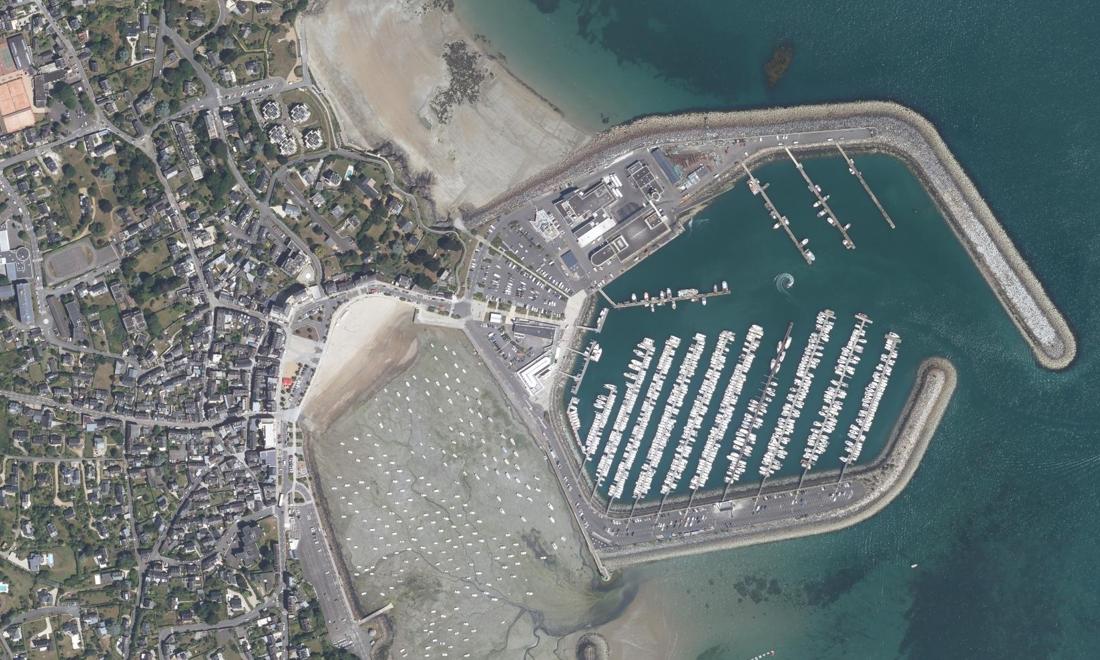 Vue aérienne — Port d'Armor
