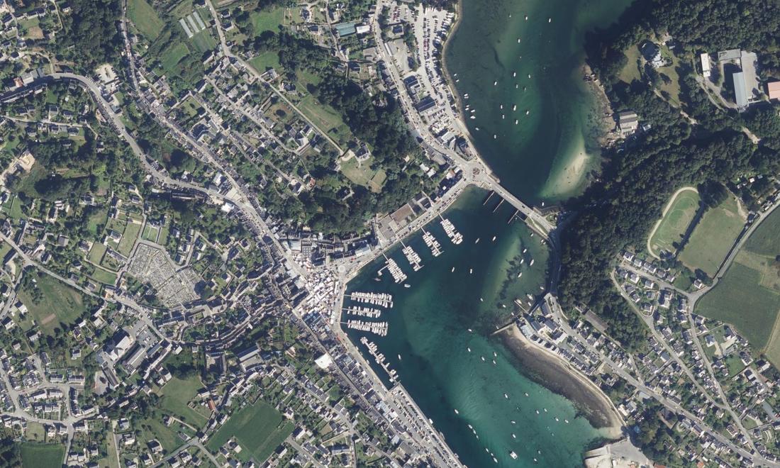 Vue aérienne — Port d'Audierne