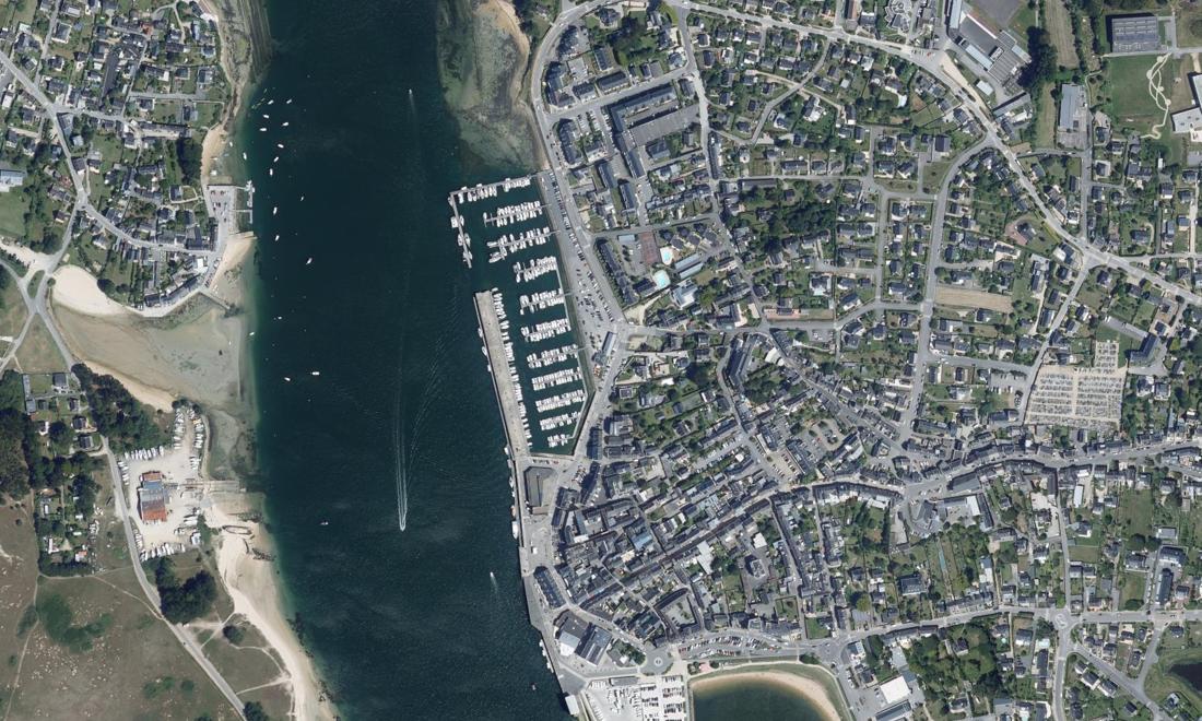 Vue aérienne — Port d'Etel
