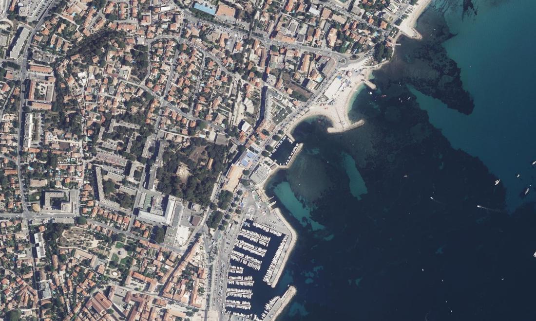 Vue aérienne — Port des Capucins