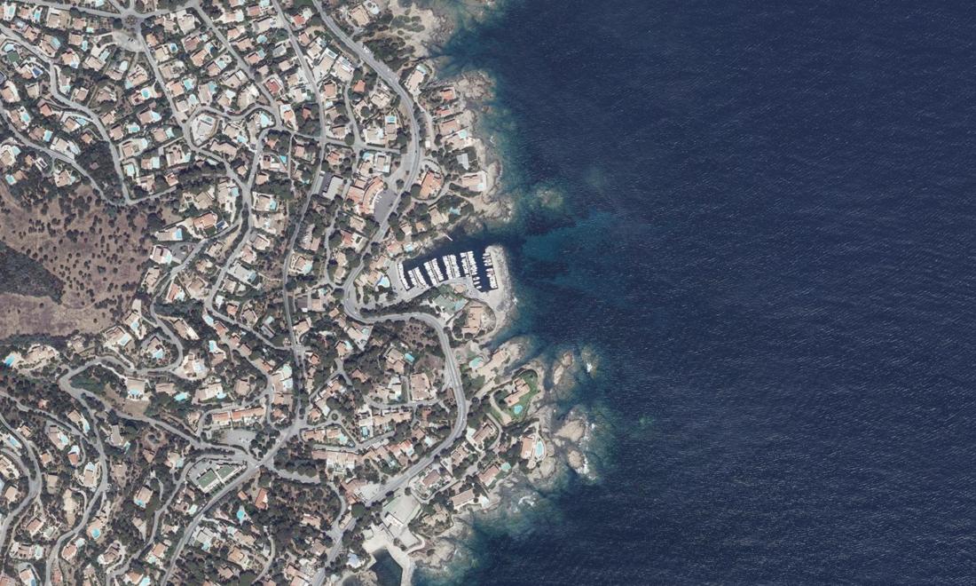 Vue aérienne — Port Ferréol
