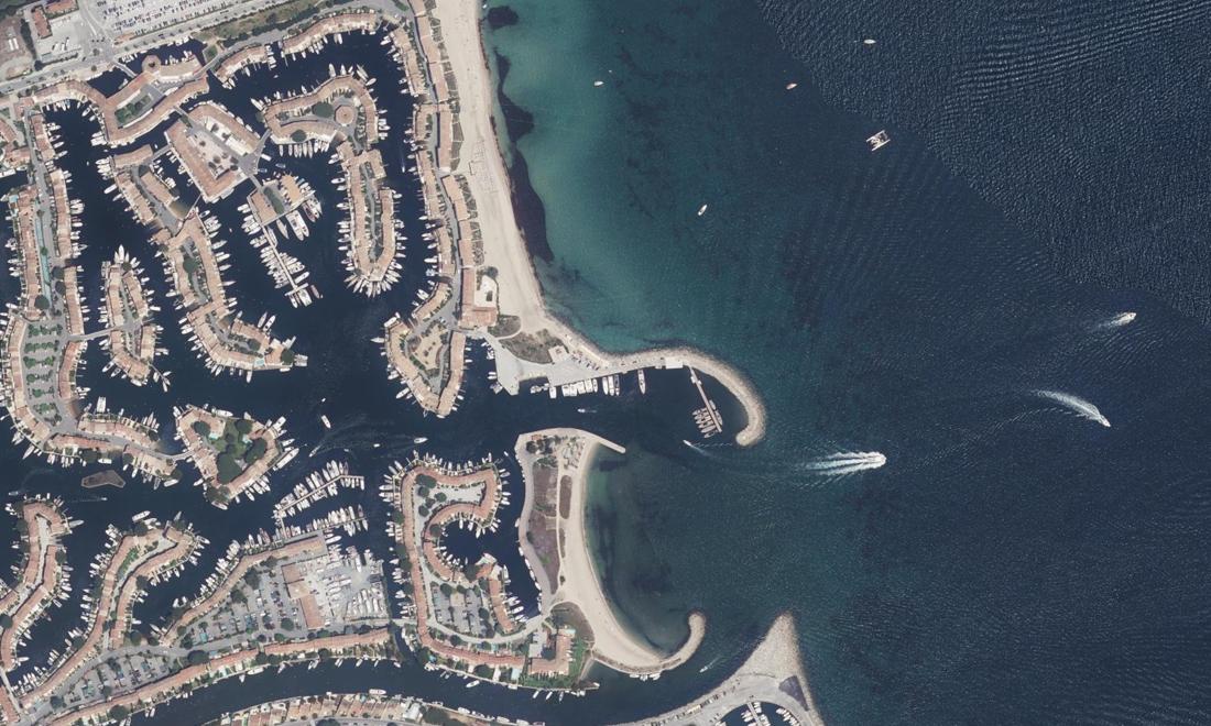 Vue aérienne — Port Grimaud